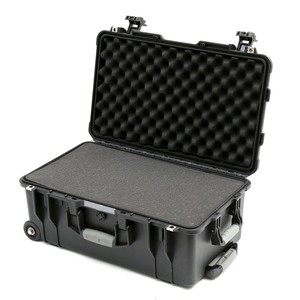 Estuche de herramientas de barbero de plástico duro duradero Estuche de vuelo de <span class=keywords><strong>DJ</strong></span> de aluminio ignífugo con ruedas - Product Image 2