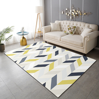 Tapis de sol et tapis de table basse pour salon et chambre à coucher, personnalisés, en gros, imprimés avec des motifs de plantes et de fleurs, en polyester, pour le dropshipping