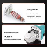 Outil électrique de vente chaude 11000 tr/min meuleuse d'angle électrique sans fil sans brosse pour le meulage et le polissage