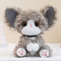 Peluche Adorable de Chien Rex Allemand en Dessin Animé avec Broderie, Rembourrage en Polyester et Coton PP, Hauteur 11-30cm - Cadeau Idéal