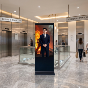 Machine publicitaire numérique holographique 3D de 75 pouces avec <span class=keywords><strong>intelligence</strong></span> <span class=keywords><strong>artificielle</strong></span>, luminosité 400 cd/m², lecteur publicitaire à écran IA - Product Image 6