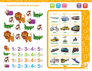 Audio libro Inglés <span class=keywords><strong>y</strong></span> <span class=keywords><strong>Español</strong></span> juguete de aprendizaje libro electrónico para niños <span class=keywords><strong>español</strong></span> sonido libros máquinas de aprendizaje - Product Image 6