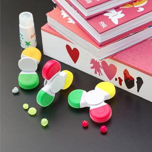 <span class=keywords><strong>Surligneur</strong></span> tricolore imprimé de logo personnalisé Mini stylo marqueur d'art <span class=keywords><strong>Surligneur</strong></span> oblique Fidget Spinner - Product Image 6