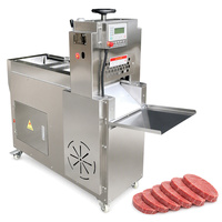 Trancheuse à viande congelée entièrement automatique en acier inoxydable 220/380V 1.1-3KW 0-50MM, machine à trancher le bœuf pour usine de transformation alimentaire