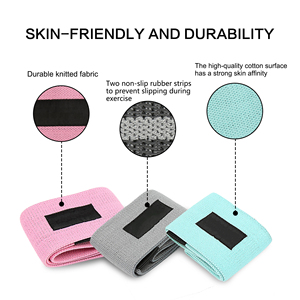 Bandes de Résistance Personnalisées pour les Jambes – Élastiques de Fitness, Yoga et Exercice – Bandes en Tissu pour la Maison et la Salle de Sport - Product Image 5