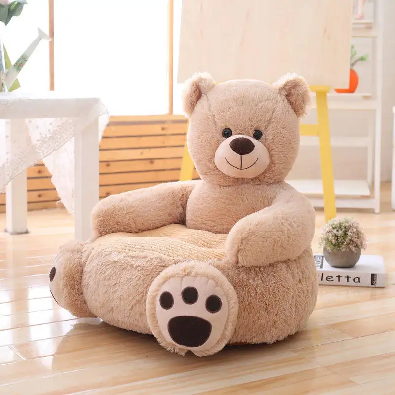 50cm x 50cm x 45cm Teddy Bear Panda unicorn Round seduta cuscino divano per bambini sedia giocattoli dei cartoni animati Cute Baby Animal Sofa Seat