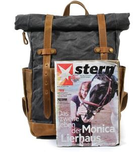 Bán buôn cổ điển f9108 Ba lô vải không thấm nước với máy tính xách tay tay áo - Product Image 6