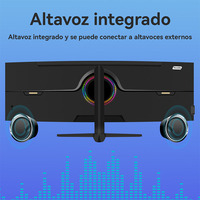 Monitor Gaming Curvo de 49 Pulgadas, 240Hz, 5K, IPS/VA, Ultra Ancho, Tiempo de Respuesta de 1ms, Soporte Ajustable, Pantalla para PC de Escritorio, Cuidado de la Vista