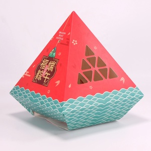 Caja de Embalaje Piramidal Desechable Biodegradable y Ecológica Personalizada con Acabado Mate, Estructura Rígida, Opciones de Logotipo y Tamaño Personalizados - Product Image 1