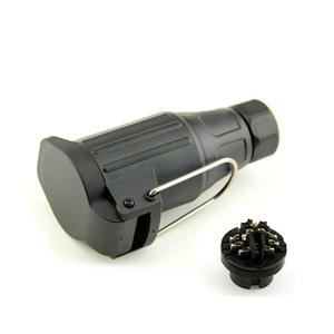 Nouvelle prise de remorque européenne <span class=keywords><strong>13</strong></span> <span class=keywords><strong>broches</strong></span> 12/24V pour <span class=keywords><strong>caravane</strong></span>, camion, connecteur de prise de remorque européenne, <span class=keywords><strong>adaptateur</strong></span> de remorque - Product Image 1