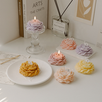Großhandel Pfingstrose Blumen form Souvenir Kerze handgemachte Duft Geschenk Blume Duft kerze