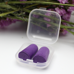 Giảm tiếng ồn PU bọt tái sử dụng nút tai thoải mái mềm cắm tai với nhựa nhỏ trường hợp cho ngủ, các sự kiện lớn, ngáy - Product Image 4