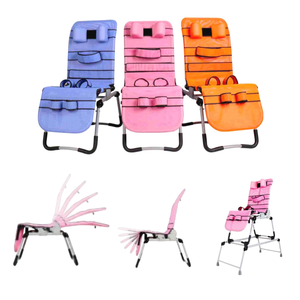 Vente chaude Salle De Bains Paralysie Cérébrale Fauteuil Roulant CP Pédiatrie Baby Shower Inclinaison Réglable Enfants <span class=keywords><strong>Chaise</strong></span> De Bain - Product Image 1