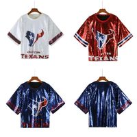 Jersey payet permainan sepak bola hari untuk Texan