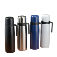 Bouteille isotherme Madai en acier inoxydable 304 grande capacité pour sports de plein air, chauffe-eau portable 6-12 heures