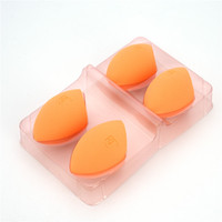 Boîte cosmétique en plastique en gros pour éponge de maquillage, houppette, emballage personnalisé couleur et forme PVC, OEM/ODM disponible