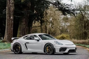 Per <span class=keywords><strong>Porsche</strong></span> <span class=keywords><strong>718</strong></span> 2016 + aggiornamento a modello GT4 paraurti per <span class=keywords><strong>auto</strong></span> paraurti anteriore labbro anteriore e diffusore posteriore Bodykit GT4 per <span class=keywords><strong>718</strong></span> - Product Image 6