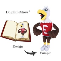 Meilleures ventes Peluche d'aigle réaliste en peluche personnalisée Mascotte en peluche Jouet d'oiseau faucon