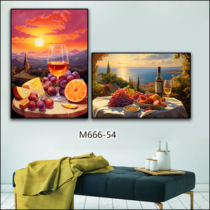 Tùy Chỉnh Pha Lê Sứ Sơn Tường Nghệ Thuật Cho Nhà & Nhà Hàng Trang Trí Nội Thất Nhà Máy In Hình Ảnh Trái Cây Trên Cơ Sở Giấy - Product Image 3