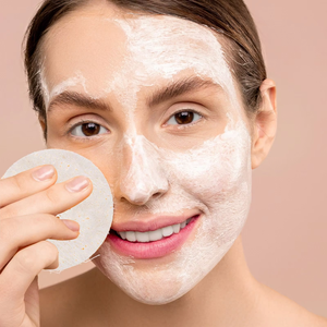 Éponges exfoliantes naturelles en loofah 6x6cm pour le visage, gommages pour le soin de la peau, tampons nettoyants pour le corps et le bain, en forme de gommage facial - Product Image 6