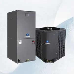 Purlige Unit penanganan udara vertikal, sistem HVAC 18SEER Handler AHU AHU R410a Inverter pompa panas keluaran atas