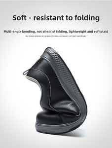 <span class=keywords><strong>Scarpe</strong></span> <span class=keywords><strong>Antinfortunistiche</strong></span> Unisex ESD Antistatiche Senza Metallo con Punta in Plastica, <span class=keywords><strong>Leggere</strong></span>, in Microfibra Kevlar, Suola in PU, Slip-on per Ospedale - Product Image 3