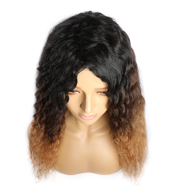 Machine made color wig