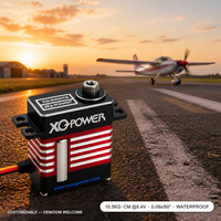 Servomoteur numérique sans noyau haute vitesse 10,5 kg, étanche, boîtier tout aluminium, 8,4 V, pour hélicoptère et avion RC