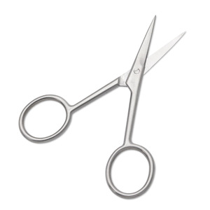Lu Ban's Work Beauty Scissors Stainless Steel Pointed Tip For Eyebrow Trimming - Product Image 1
