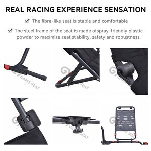 GY018-2 Sedile da Gioco Ergonomico Personalizzato, Simulatore di Guida per PC Gaming, PlayStation 2 3, Wii, Xbox 360 - Product Image 4