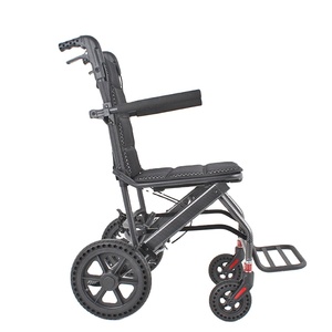 Silla de ruedas deportiva con altura ajustable y respaldo reemplazable de aleación de aluminio 1 año de garantía ligera y portátil plegable - Product Image 1