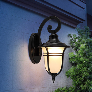 Lámpara de Pared Exterior de Latón con LED Blanco Cálido, Pantalla de Vidrio, IP66, AC 220V, Sensor de Movimiento, Energía Solar, Garantía de 10 Años, Iluminación de Jardín - Product Image 5