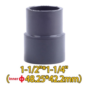 ข้อต่อท่อ UPVC สีเทาแบบลดขนาด 1-1/2" x 1-1/4" รุ่น Schedule 80  ข้อต่อตรงแบบลดขนาด - Product Image 4