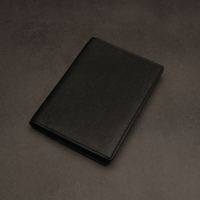 Portefeuille de passeport en cuir de veau italien à motif Saffiano, style professionnel, vente en gros OEM, livraison directe