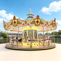 Manège pour enfants, équipement de parc d'attractions, manège à chevaux