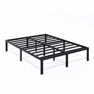 Warehohome Use Iron Durable Heavy-Duty King Size Metal Living Room Bedroom Furniture Platform Hotel Adjustable Framed <b>Bed</b> Frame - Product Image 1