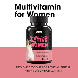 Cápsulas multivitamínicas y minerales para mujer de etiqueta privada con colágeno marino y ácido hialurónico multivitamínico para mujeres - Product Image 5