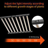 Trilite Wholesale 1000w Lampe de culture LED à spectre complet en aluminium pliable pour jardin hydroponique intérieur et serre