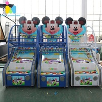 Máquina de Baloncesto Miniatura Directo de Fábrica, Operada con Monedas, para Interiores, Personalizable, para Parques de Diversiones, Máquina de Juego de Baloncesto Portátil para Niños