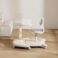Ensemble de table d'étude pour enfants Tenwin 2806 en plastique, mobile, avec tiroir caché, design contemporain, pour chambre à coucher, salon, sécurité