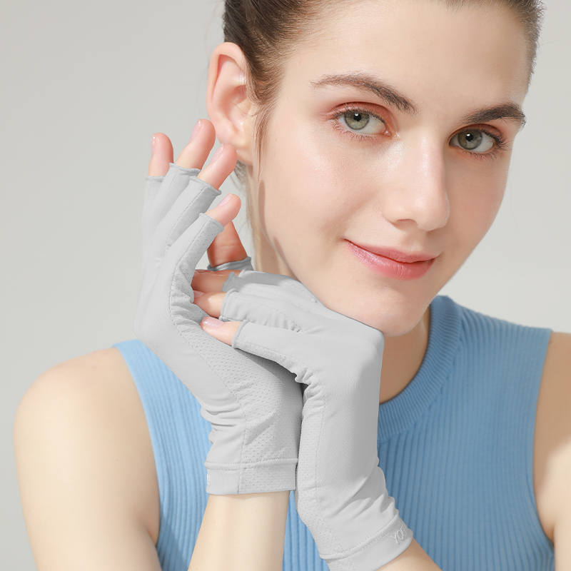 REXCHI MJ04 новые маникюрные перчатки с закрытыми пальцами для защиты от солнца нескользящие перчатки для вождения с УФ-защитой летние уличные перчатки для женщин и девочек