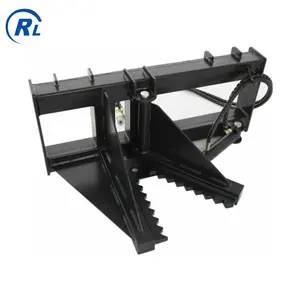 Qingdao Ruilan customize Skid Steer attachment Tree Puller for forestry machine
