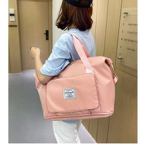 Dropshipping Shopify bolsa de viaje de gran capacidad, bolsa de lona de viaje extensible, bolso de viaje plegable impermeable de gran capacidad - Product Image 6
