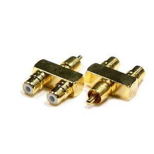 Rca Mono To Dual Rca <b>Stereo</b> Signal Splitter 3.5mm Audio Adapter For Car <b>Stereo</b> <b>Systems</b> - Product Image 1