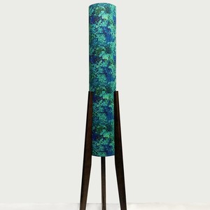 Lampe sur pied Liberty Fabric avec base en bois massif, éclairage LED, éclairage d'ambiance pour la maison, lampe cadeau, couverture de 15 à 30 m² - Product Image 3