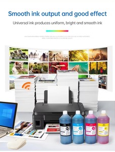 Kit di Ricarica <span class=keywords><strong>Inchiostro</strong></span> Universale da 1000ml Compatibile con Tinta a Base d'Acqua per Stampanti Digitali Epson HP <span class=keywords><strong>Canon</strong></span> Brother CISS Ecotank - Product Image 6