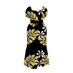 Nouvelle arrivée, robe à col carré de style tribal polynésien, <span class=keywords><strong>taille</strong></span> personnalisée <span class=keywords><strong>8XL</strong></span>, robes de soirée décontractées pour femmes avec ceintures, robe longue - Product Image 4