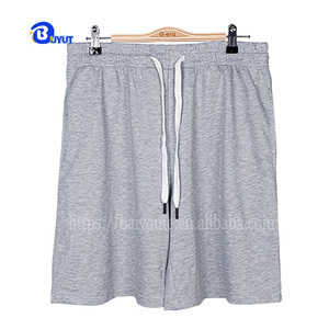 Logo personalizzato 100% poliestere Terry uomo sportivo da corsa pantaloni corti in bianco sublimazione solido pantaloncini da ginnastica da uomo con pareggi - Product Image 2