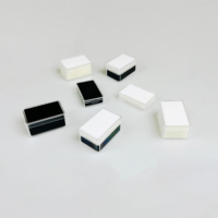 Boîte de présentation transparente pour pierres précieuses - Boîte de rangement en plastique anti-poussière avec séparateurs pour collection de gemmes