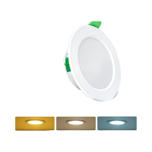 Современные встраиваемые светодиодные потолочные светильники с регулируемой яркостью, 220В, 7Вт, IP44, для спальни, 3000К/4000К/6000К, 67-80мм, точечный светильник для отелей - Product Image 1